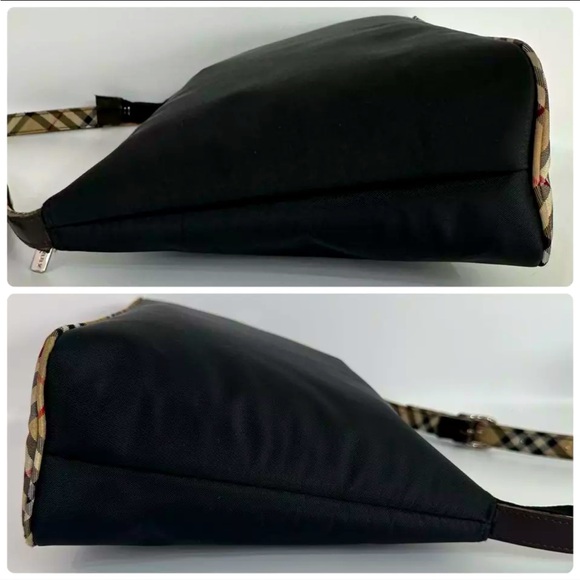 Burberry Blue Label Handbag Nova Check Black - Picture 4 of 12